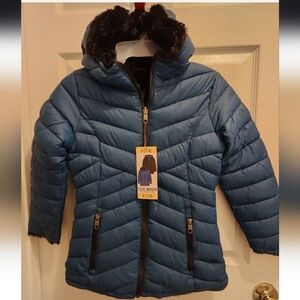 Steve Madden Youth Reversible Parka nwt